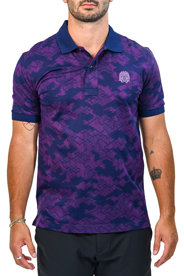Mozart Triangle Polo, Main, color, PURPLE