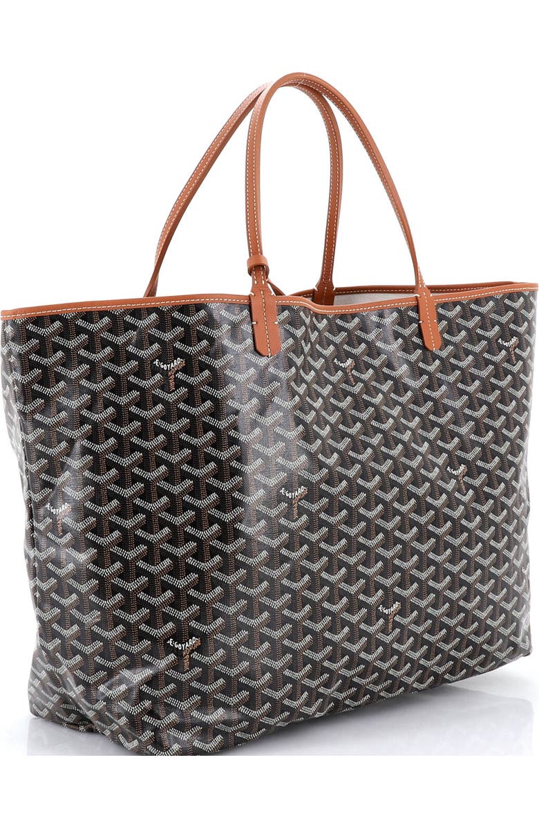 Pre-Owned Goyard Saint Louis Tote Coated Canvas GM, Alternate, color, Brown