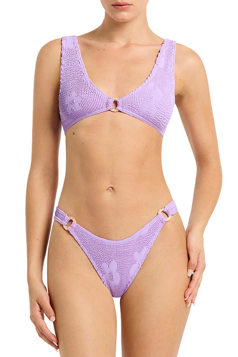 Ring Scout Bikini Top, Alternate, color, LAVENDER FLORAL