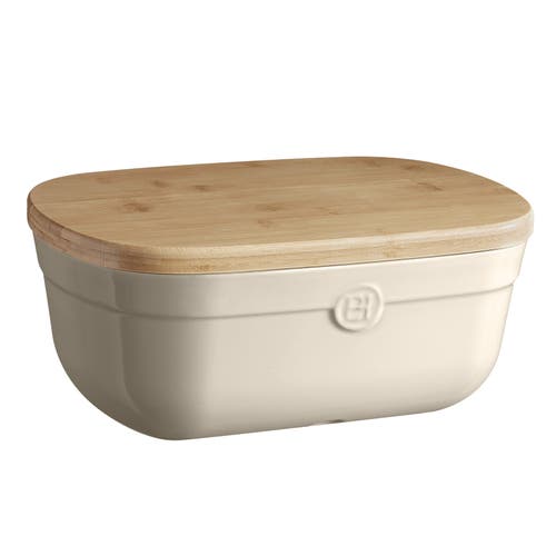 Emile Henry Bread Box In Clay