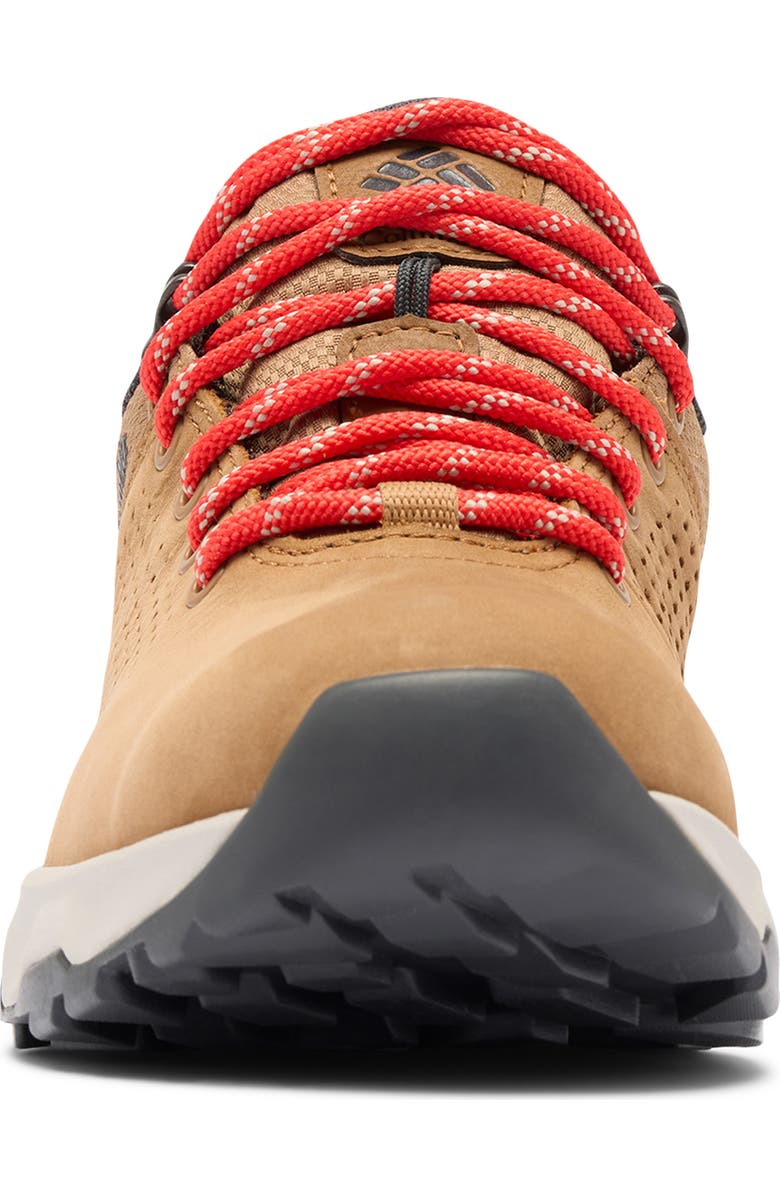Columbia Newton Nimble Waterproof Hiking Sneaker, Alternate, color, Elk/ Poppy Red