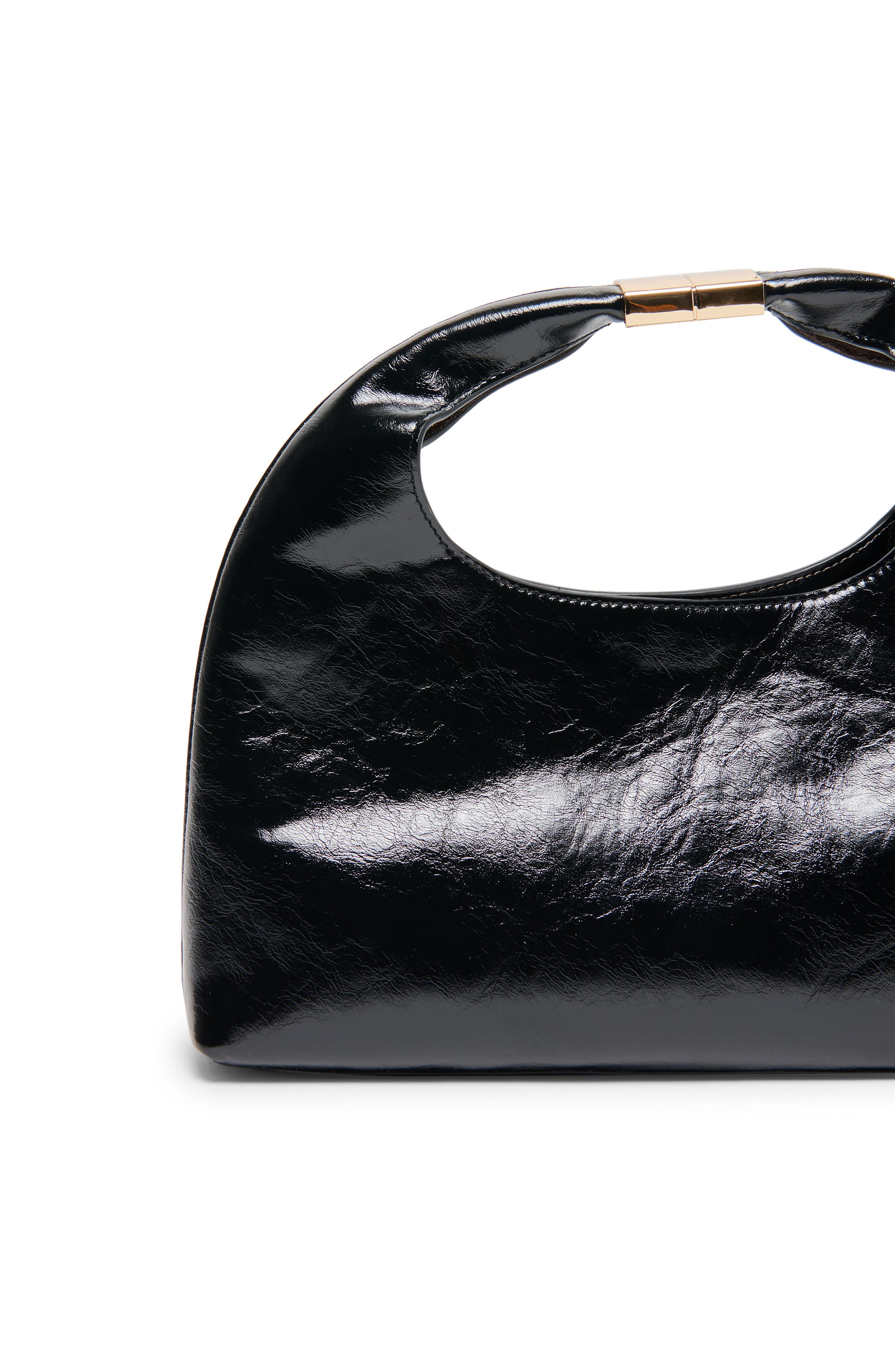 Avina Faux Leather Hobo Bag, Alternate, color, BLACK