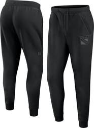 FANATICS Men's Fanatics  Black New York Rangers Authentic Pro Road Fleece Sweatpants