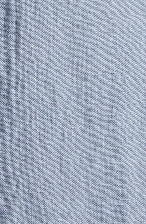 Nordstrom Solid Short Sleeve Linen Button-up Shirt