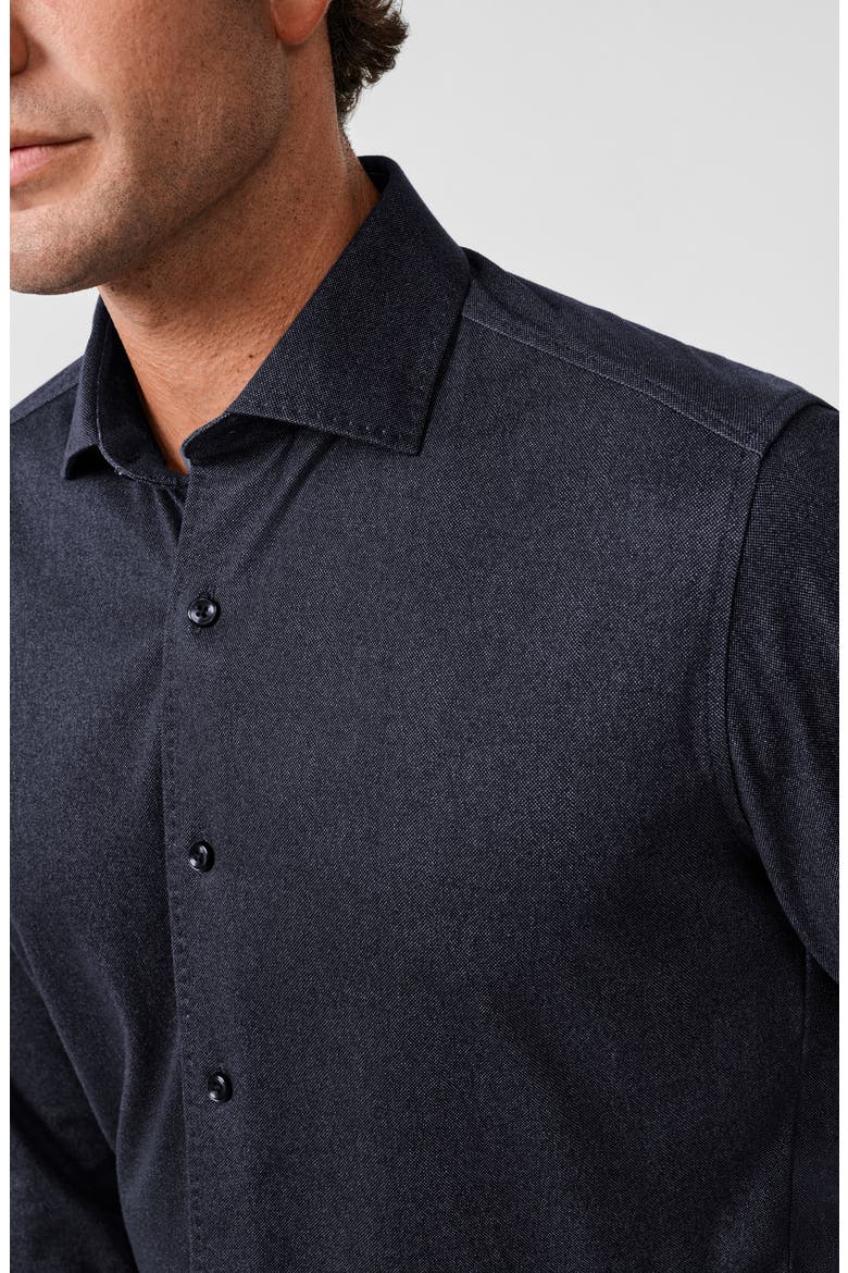 Pima Cotton Button Up Shirt, Alternate, color, NAVY