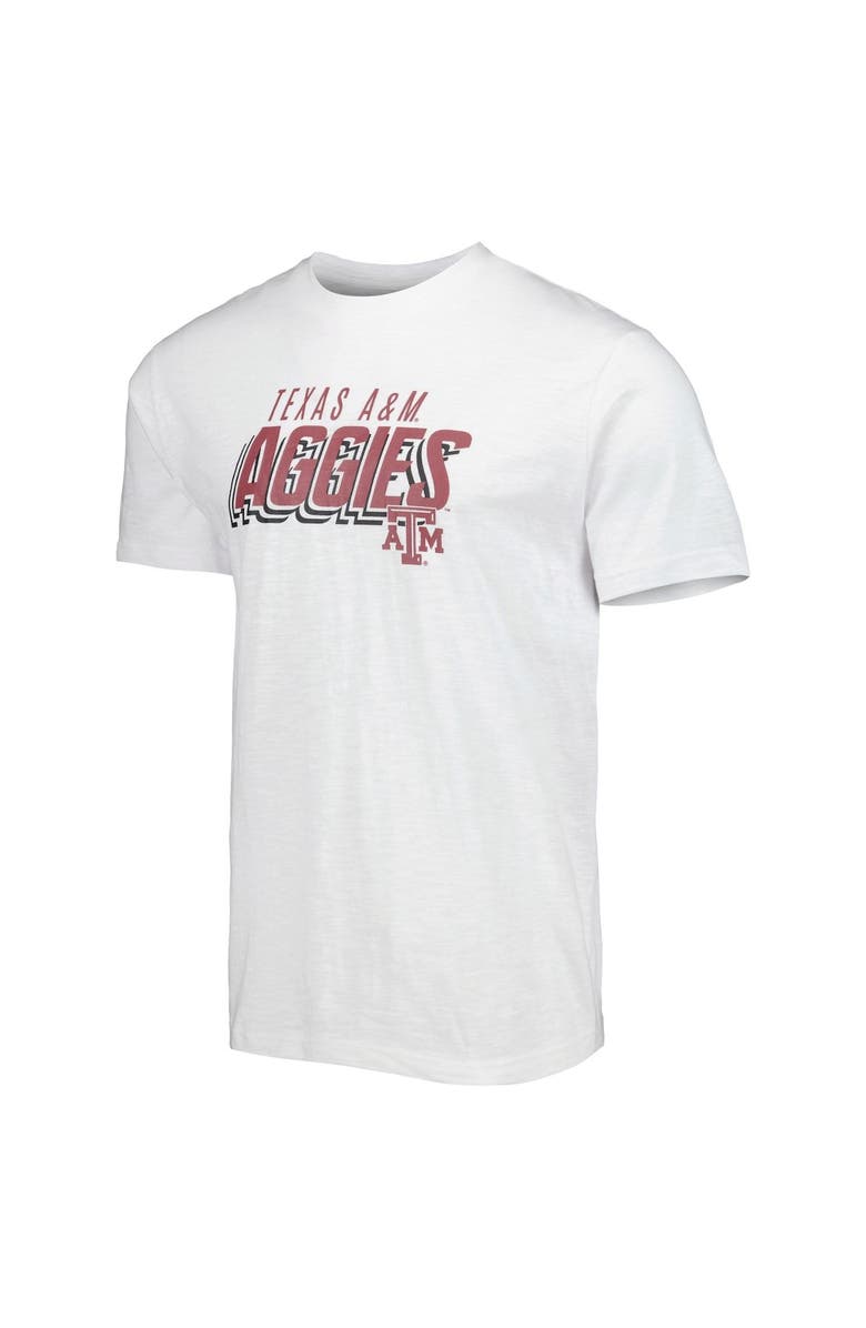 CONCEPTS SPORT Men's Concepts Sport Charcoal/White Texas A&M Aggies Downfield T-Shirt & Shorts Set, Alternate, color, Charcoal