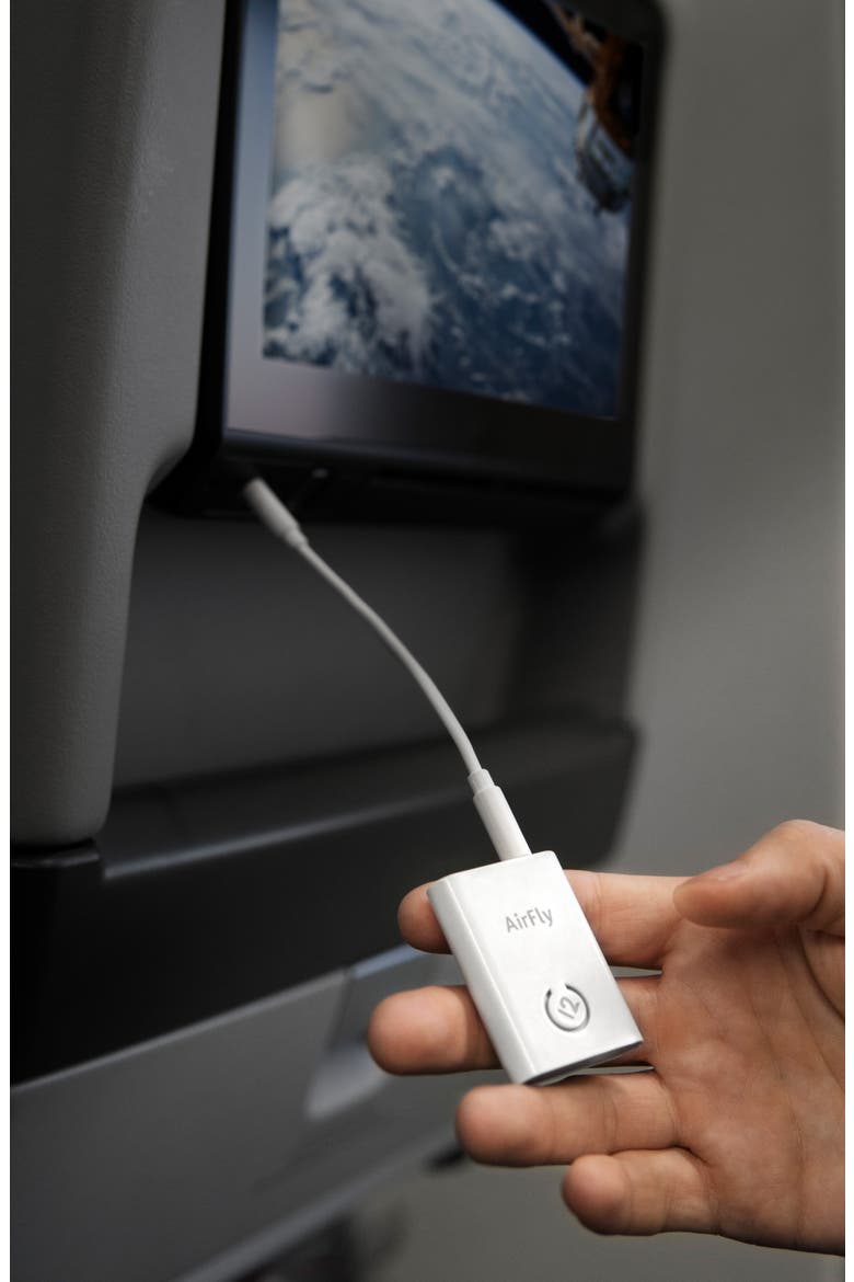 AirFly Wireless Headphone Bluetooth Adapter, Alternate, color, WHITE