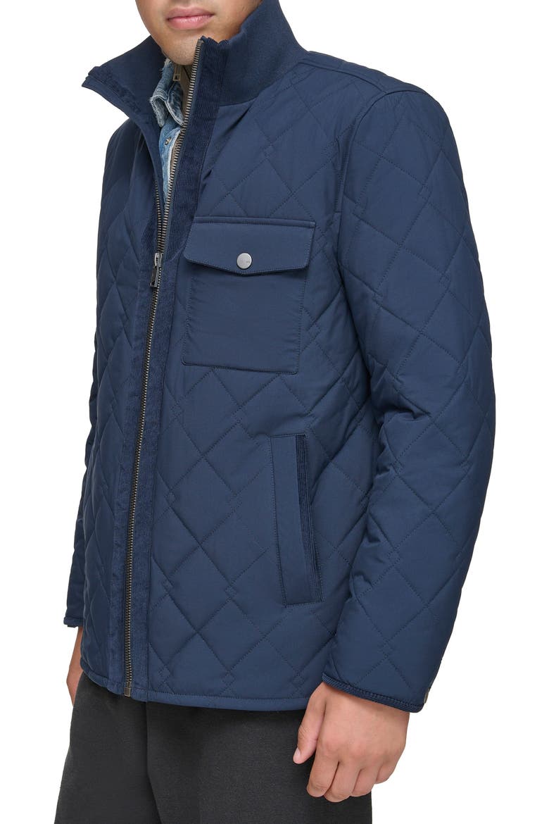 Amberg Water Resistant Jacket, Alternate, color, INK