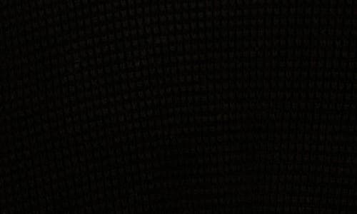 James Campbell Spauding Waffle Knit Sweater In Black