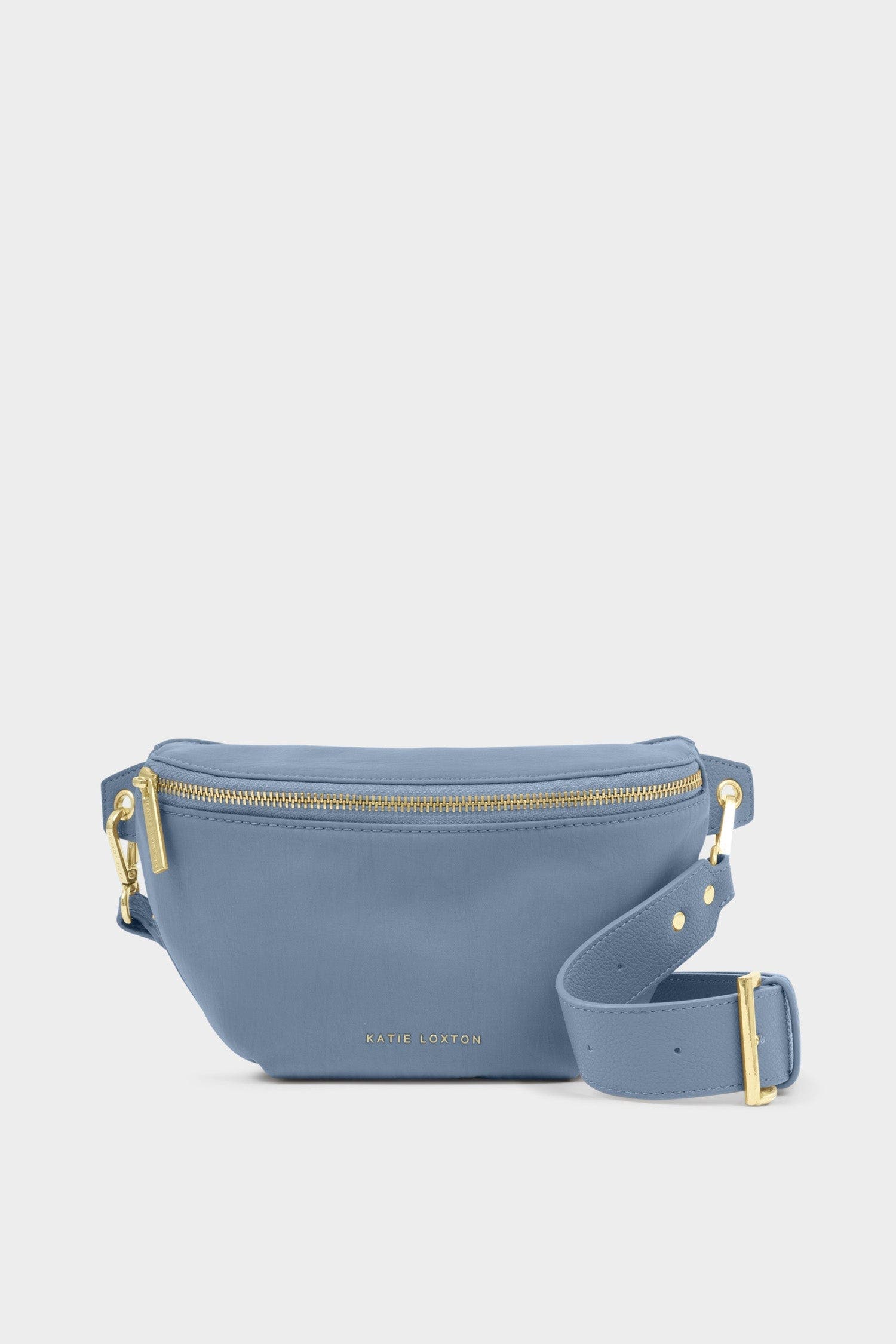 Katie Loxton Nylon-Luxe Belt Bag, Alternate, color, Blue Skye