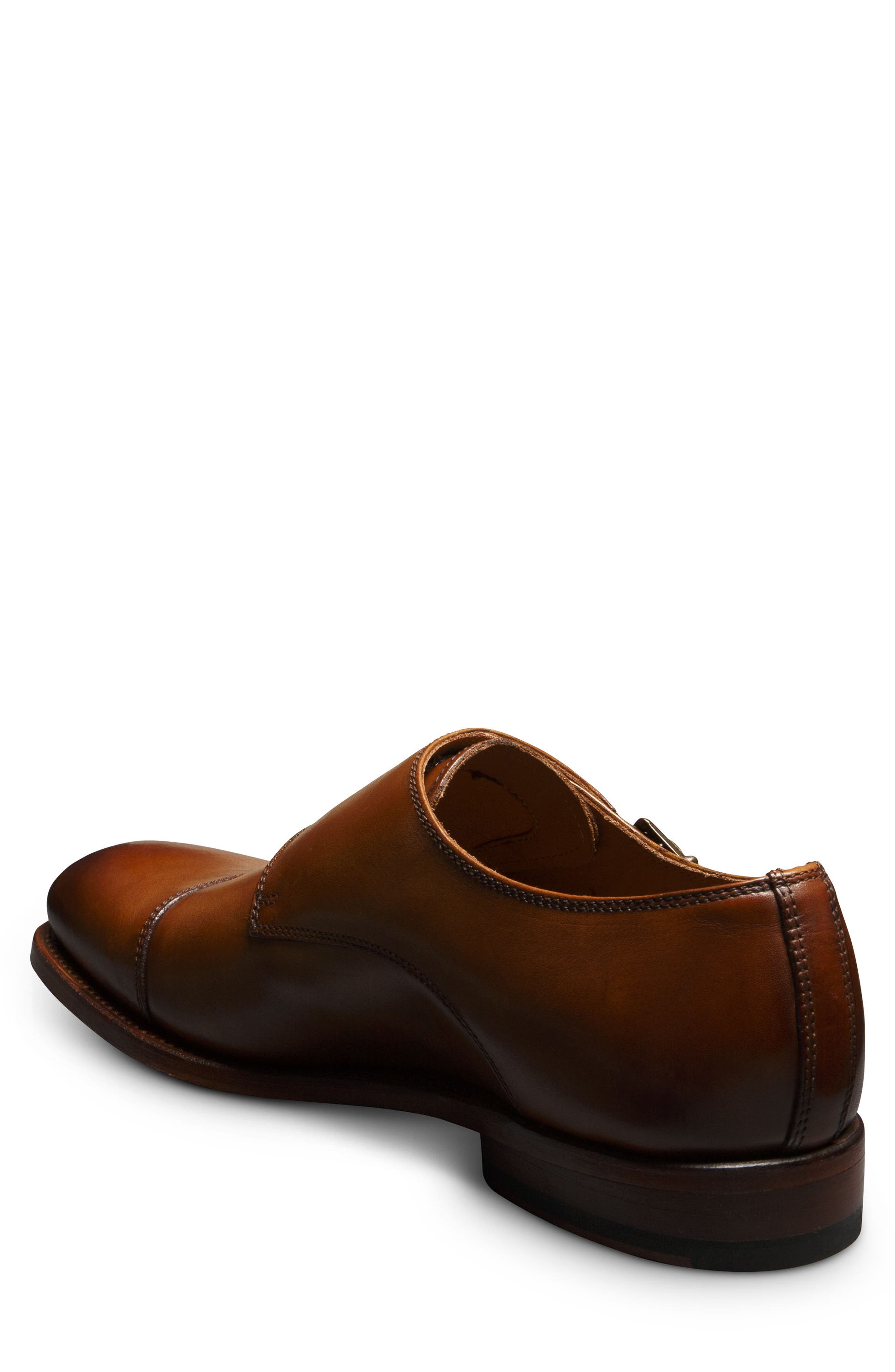 Pierce Monk Strap Shoe, Alternate, color, WALNUT