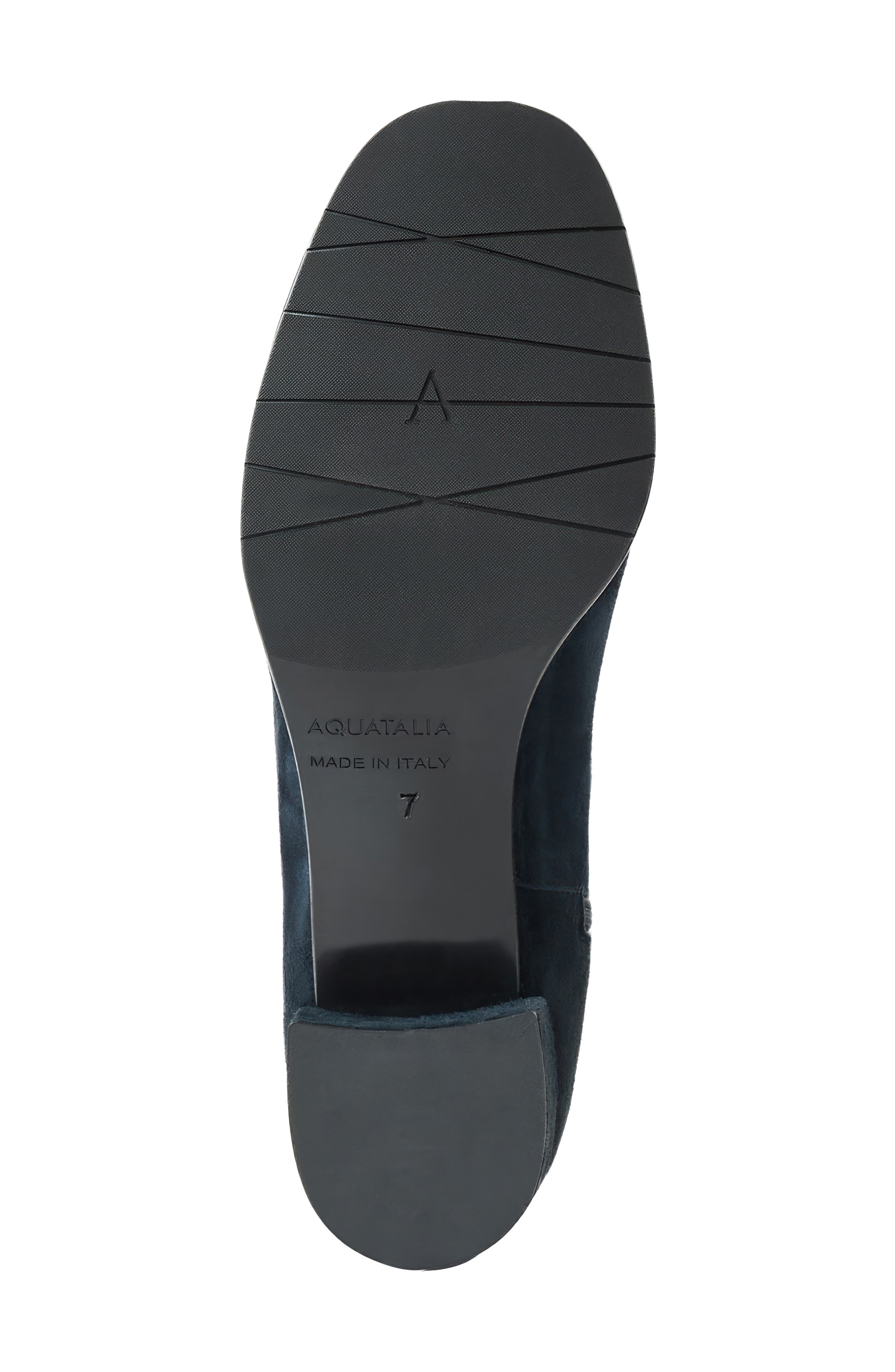 Pio Leather Bootie, Alternate, color, NAVY SUEDE