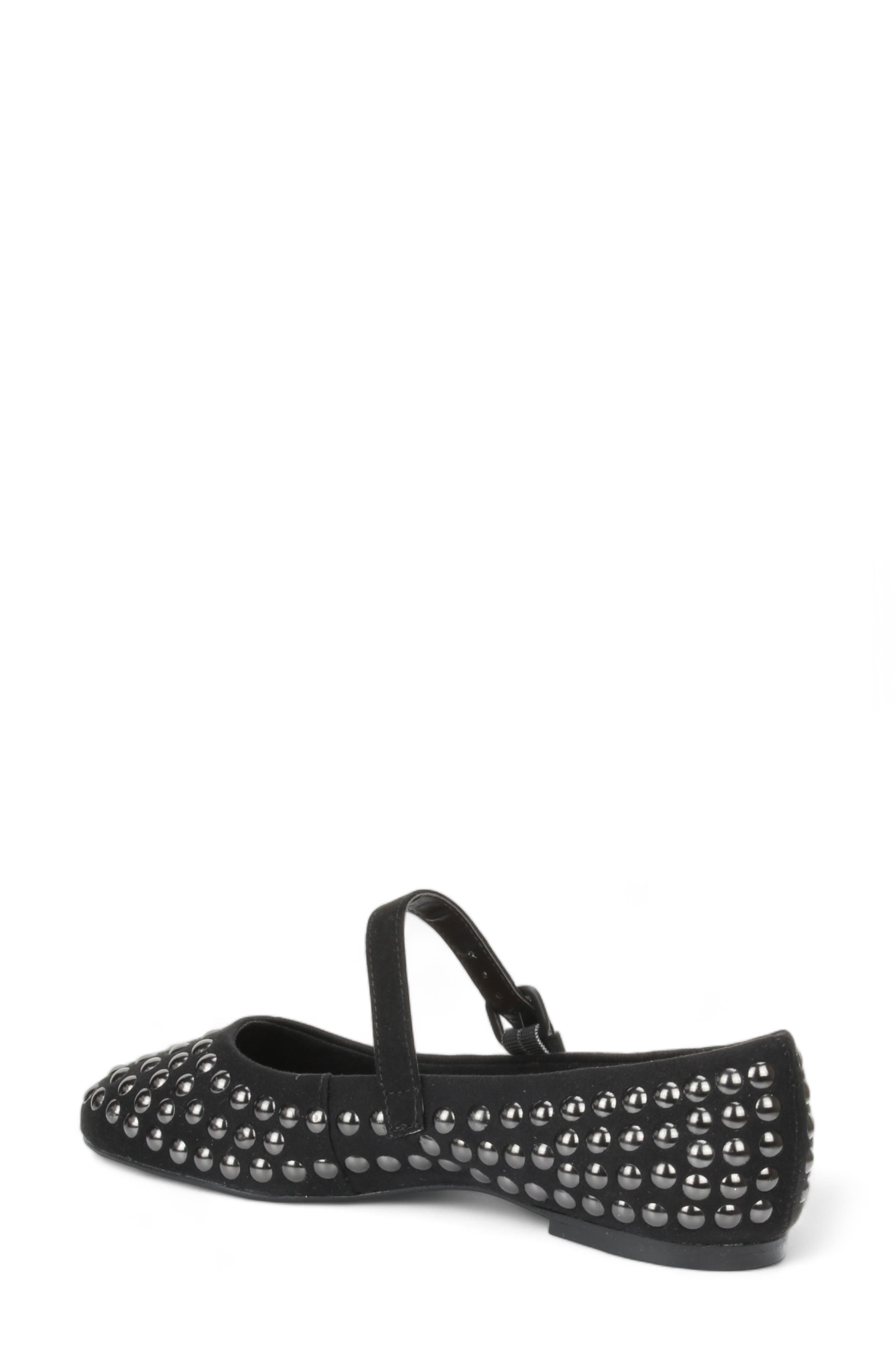Love Rio Misty Studded Mary Jane Ballet Flat, Alternate, color, Black