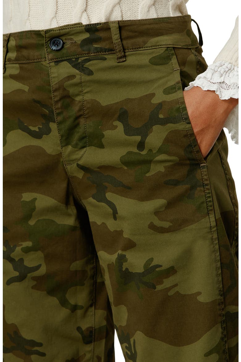 Boyfriend Cruiser Barrel Twill Pants, Alternate, color, RAMBLER CAMO GREEN