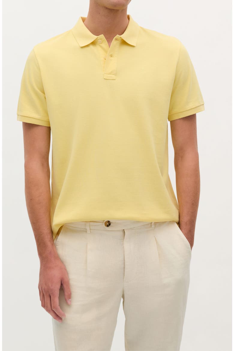 Basic Polo I, Main, color, LIGHT YELLOW