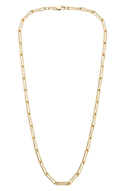 Ivy Tapered Paperclip Necklace