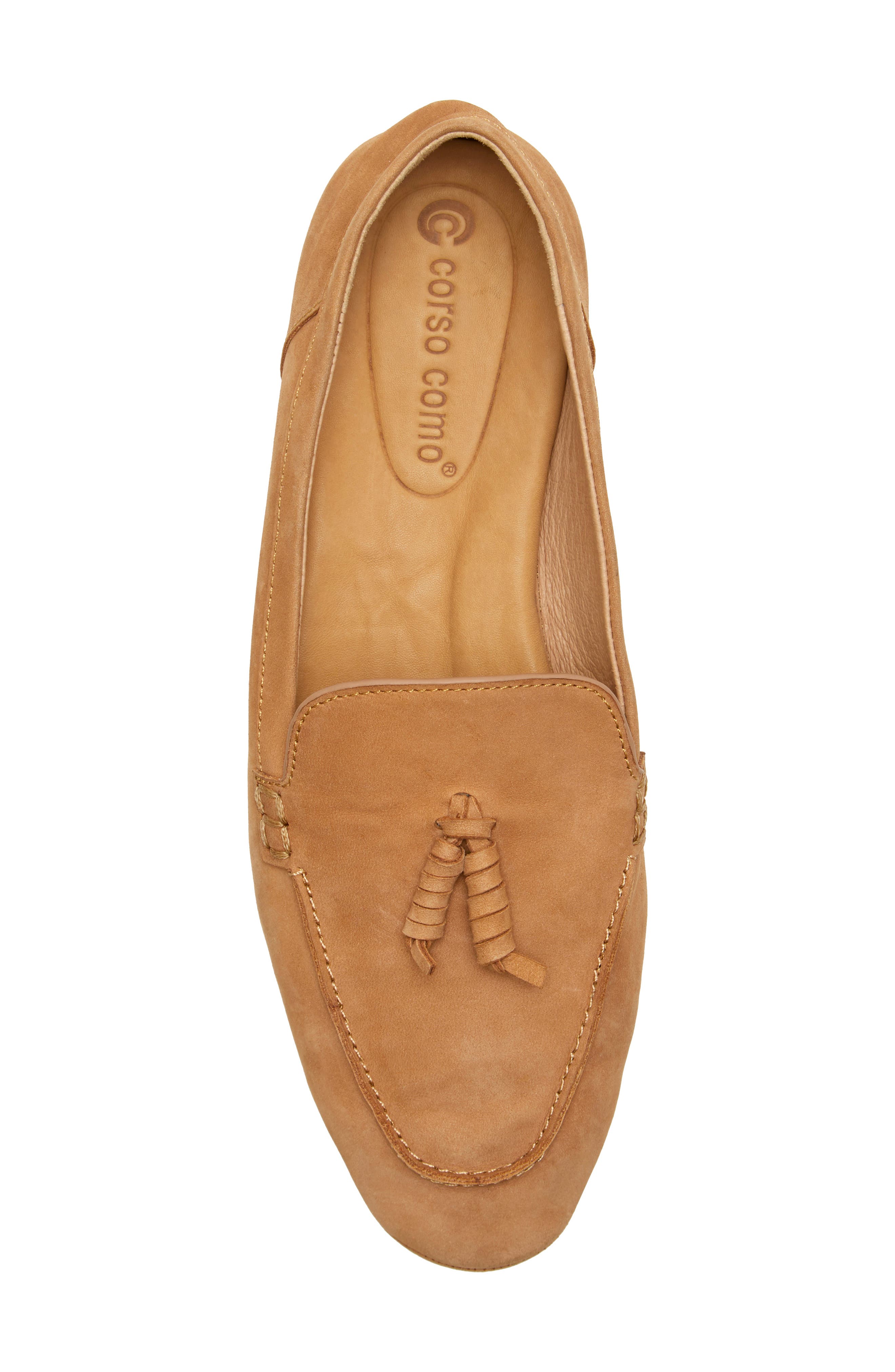 Birgitta Flat, Alternate, color, LUGGAGE NUBUCK LEATHER