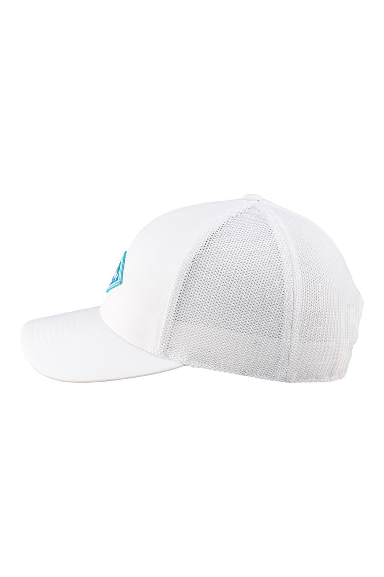 Glow Patch Snapback Cap, Alternate, color, WHITE