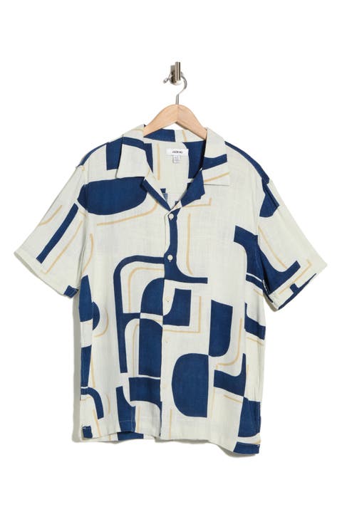 Watercolor Camp Shirt