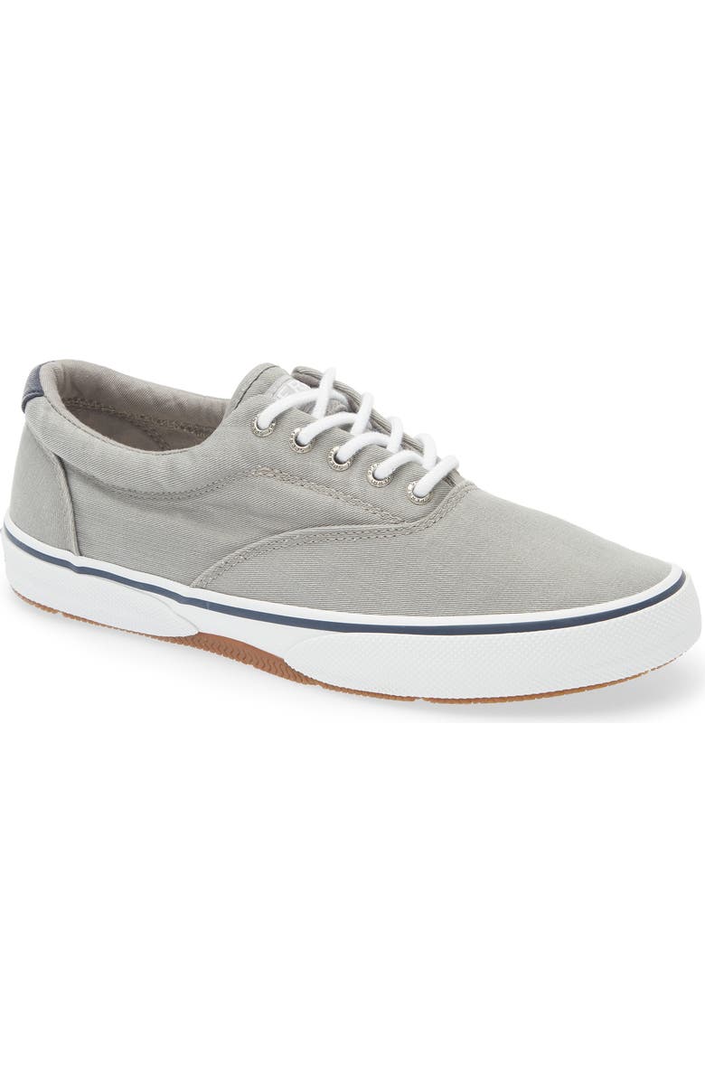 Sperry Halyard Saltwashed Low Top Sneaker - Wide Width Available, Main, color, Grey