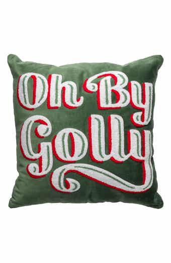 KARMA GIFTS Oh By Golly Square Accent Pillow