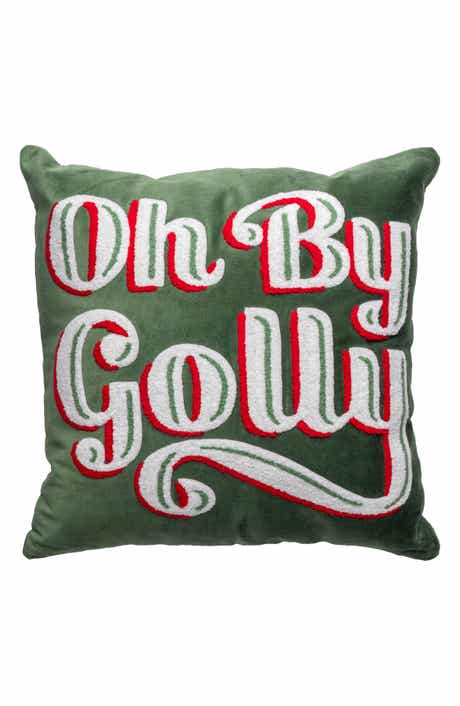 KARMA GIFTS Oh By Golly Square Accent Pillow