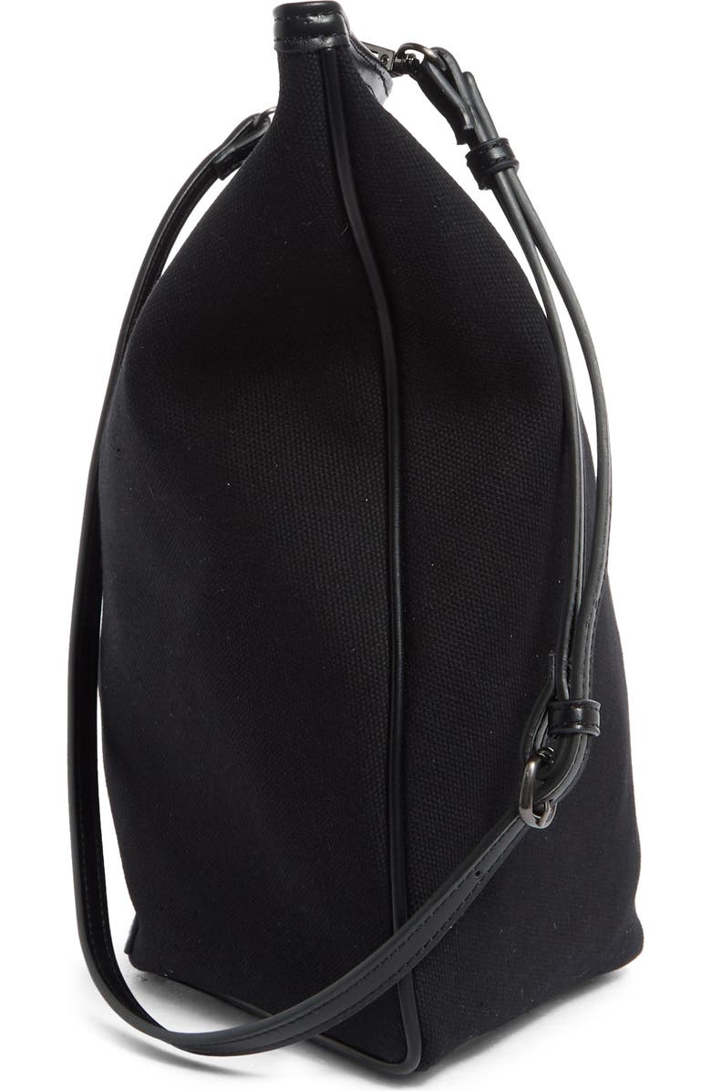 BCBG Canvas Water Repellent Tote Bag with Pouch, Alternate, color, Black