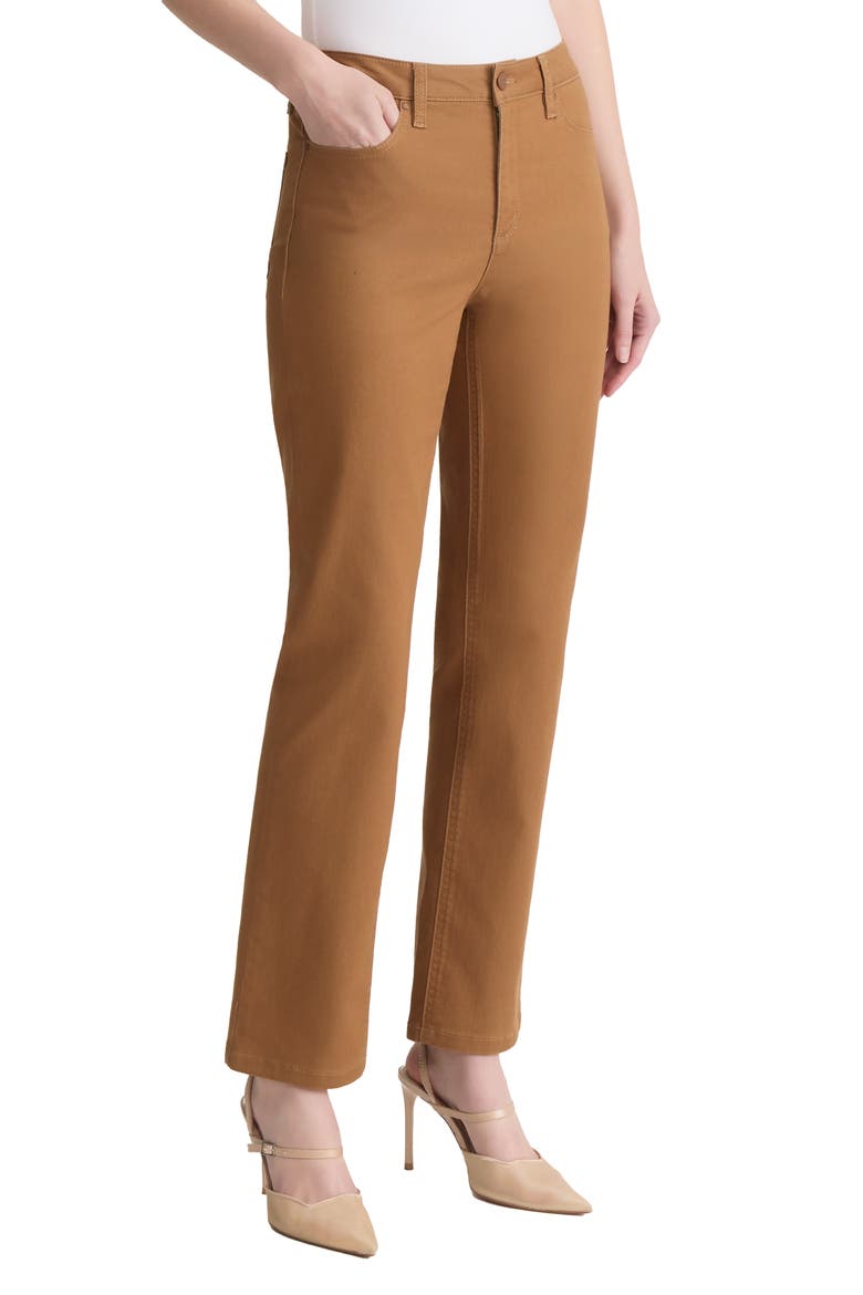 Lexington Straight Leg Jeans, Alternate, color, CARAMEL
