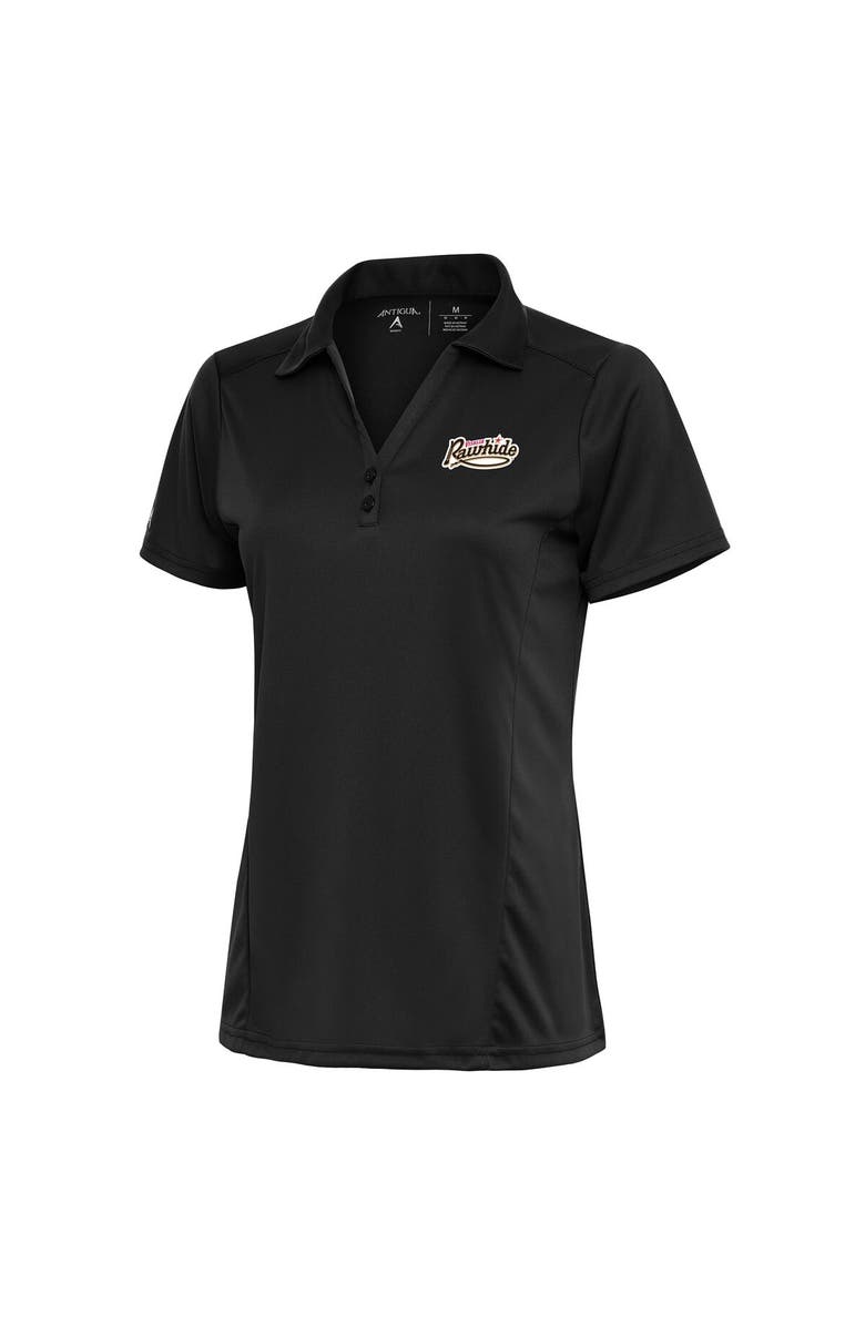 ANTIGUA Women's Antigua Charcoal Visalia Rawhide Tribute Polo, Main, color,