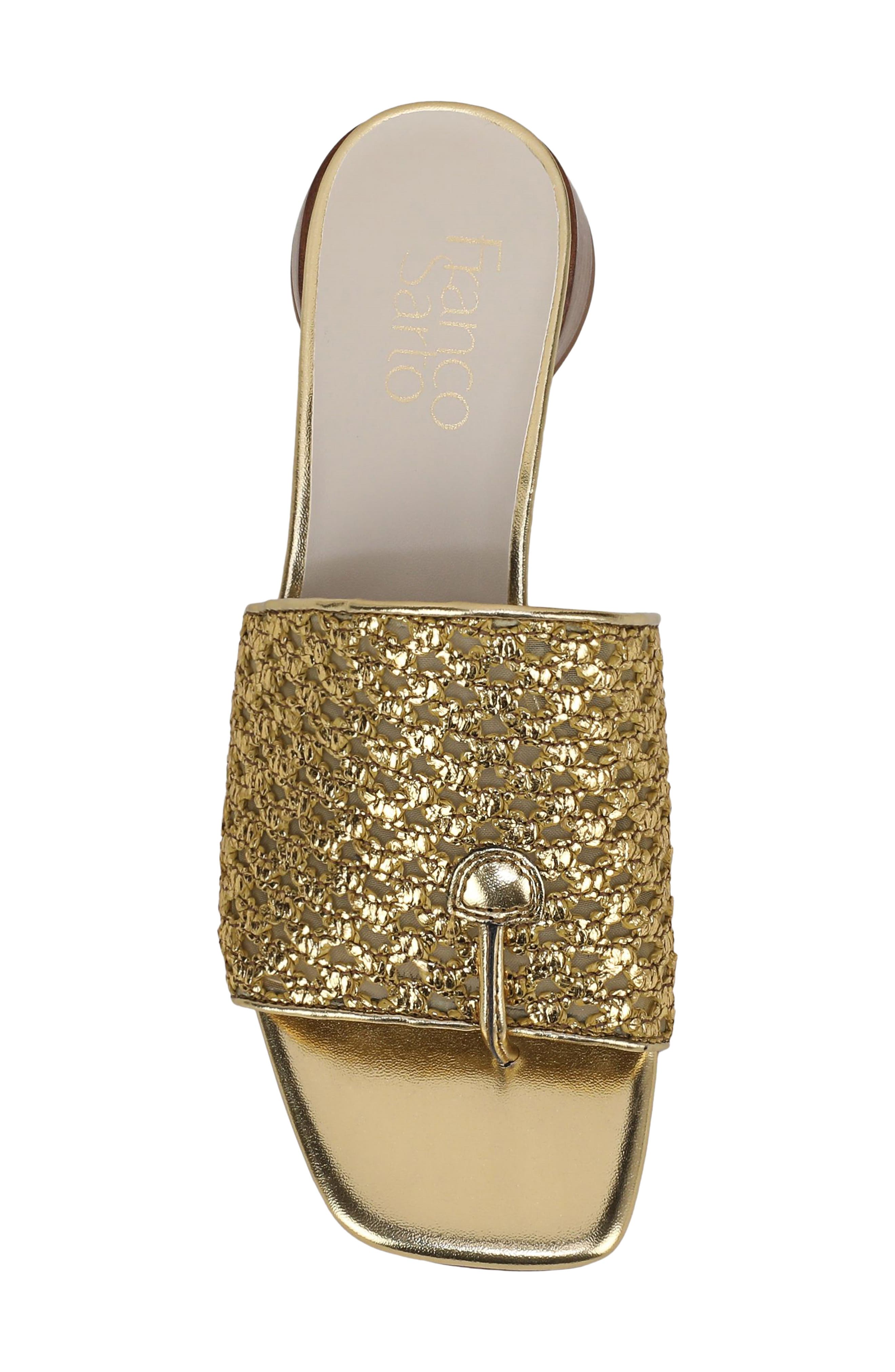 Loran Sandal, Alternate, color, GOLD/ GOLD