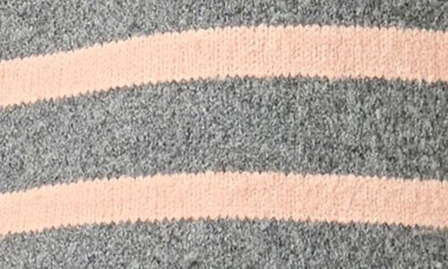 English Factory Stripe Crewneck Sweater In Gray