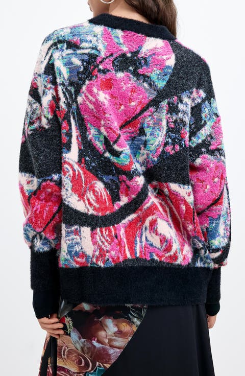 M. C. Lacroix Oversized Crewneck Sweater