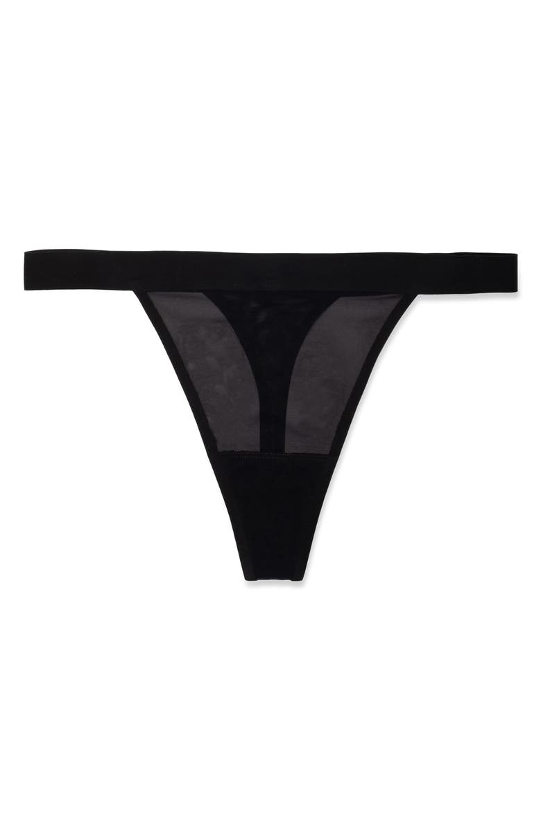 Natori True Zen Thong, Alternate, color, Black