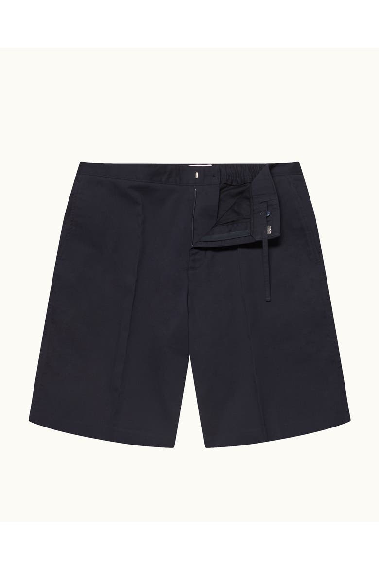 Laurent Tailored-Fit Shorts, Alternate, color, NIGHT IRIS