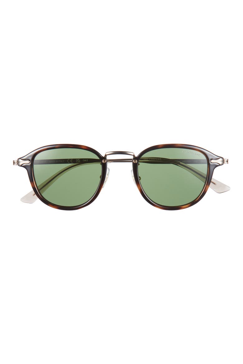48mm Square Sunglasses, Main, color, HAVANA GOLD GREEN