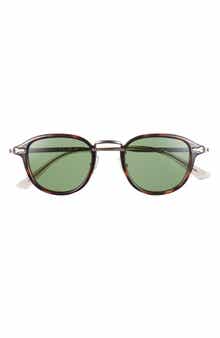 Montblanc 48mm Square Sunglasses