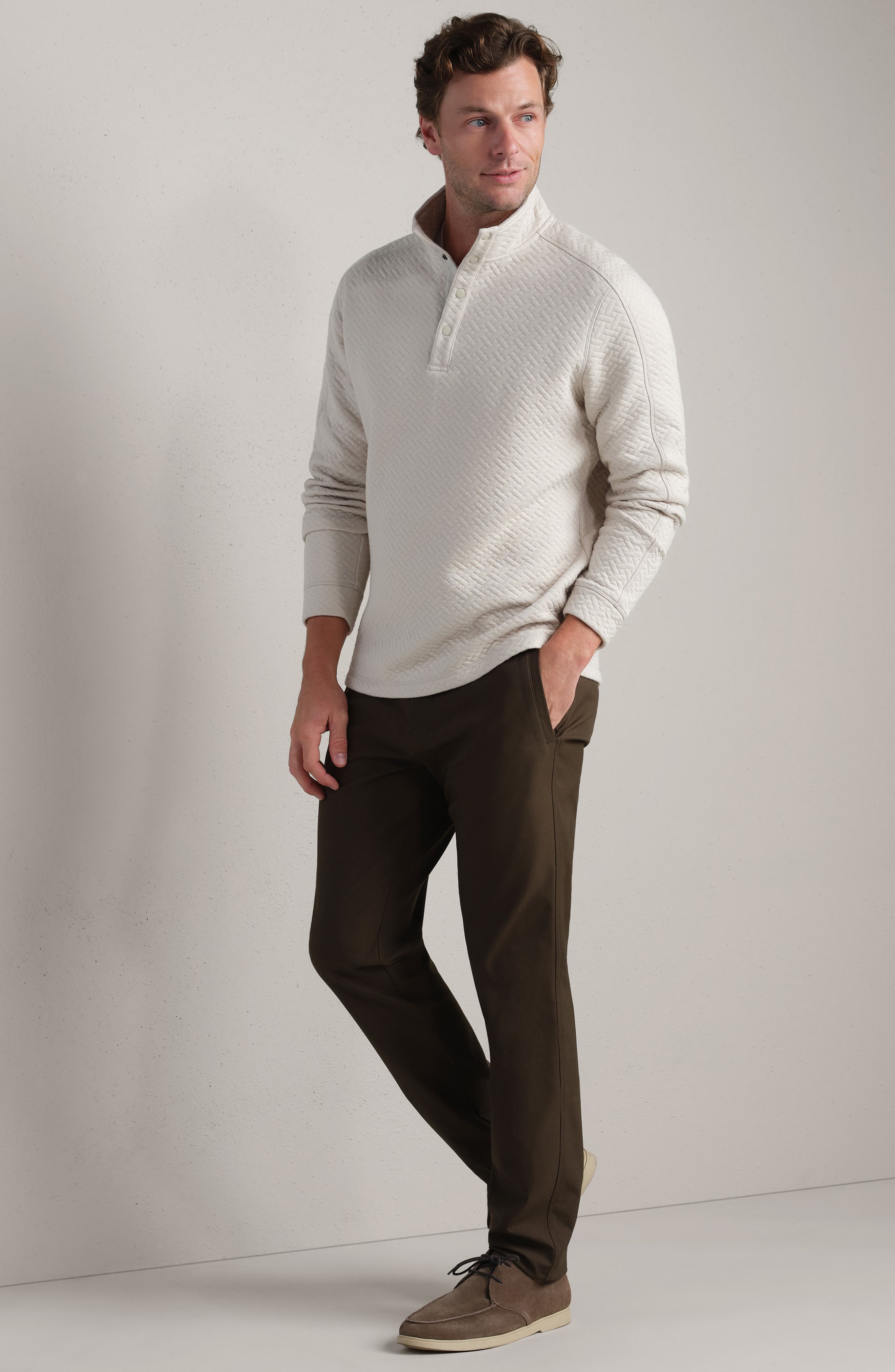Мужские свитеры Rhone Weekend Quilted Pullover — фото 5