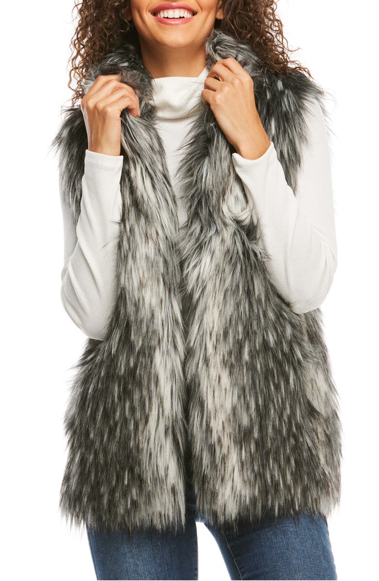 DONNA SALYERS FABULOUS FURS Limited Edition Faux Fur Vest, Main, color,