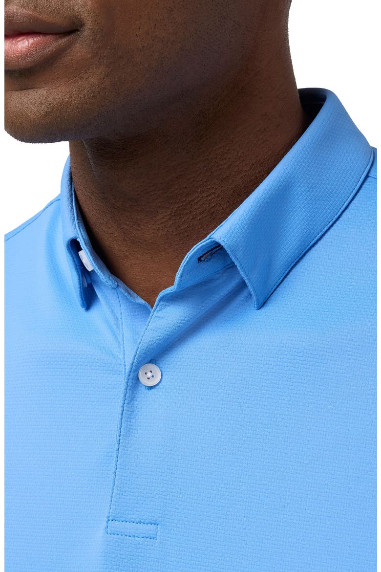 Halyard Trim Fit Skyline Blue Polo, Alternate, color, SKYLINE BLUE