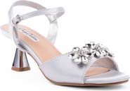LADY COUTURE Liz Floral Crystal Sandal
