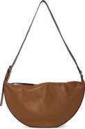 AllSaints Half Moon Leather Shoulder Bag