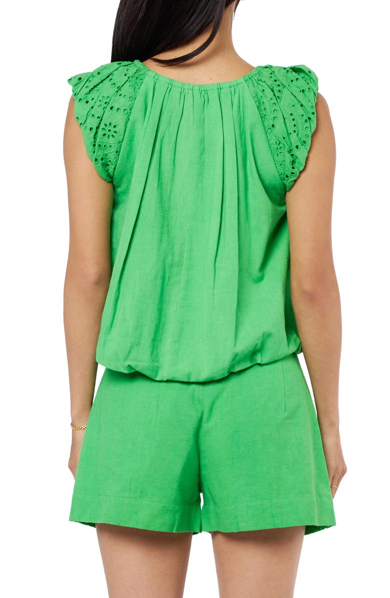 CIEBON Ada Eyelet Embroidery Bubble Hem Shirt, Alternate, color,