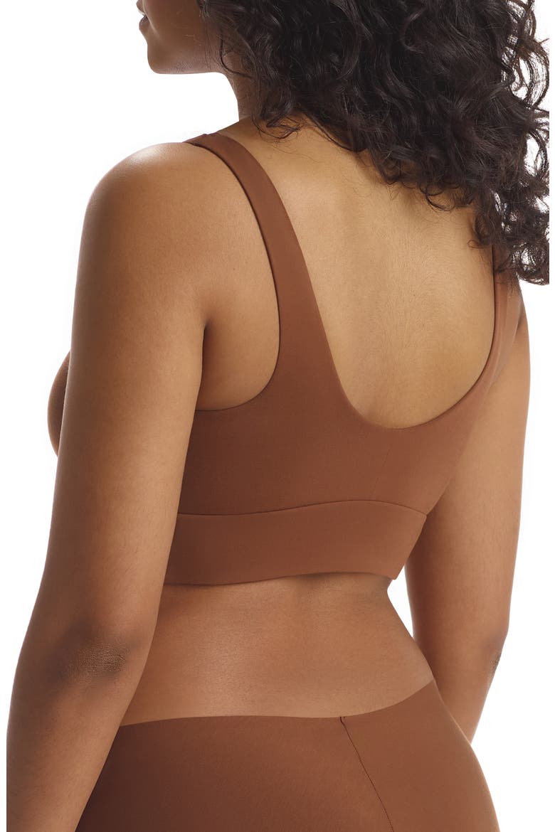 Butter Comfy Bralette, Alternate, color, CINNAMON