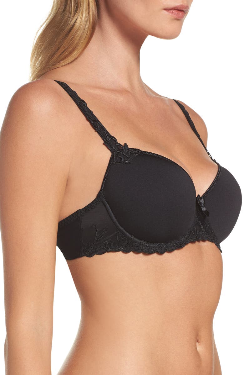 Simone Perele Andora 3D Molded Underwire Bra, Alternate, color, Black