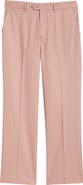 Percival Tailored Flat Front Linen & Cotton Trousers