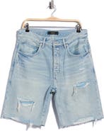 PURPLE BRAND Nova Destroyed Shorts