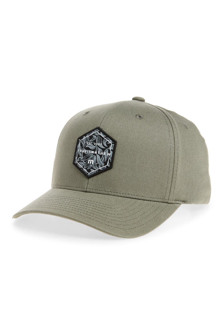 Co-Captain Snapback Baseball Cap, Main, color, DARK OLIVE