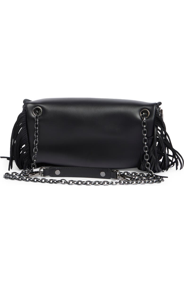 Longchamp Amazone Leather Belt Bag, Alternate, color, Black