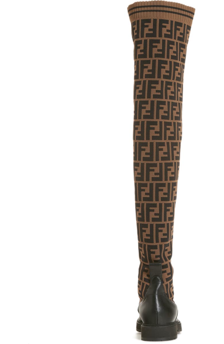 Fendi Rockoko Over the Knee Boot, Alternate, color,