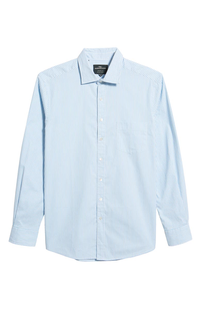 Rodd & Gunn York Bay Original Fit Stripe Button-Up Shirt, Alternate, color, Glacier